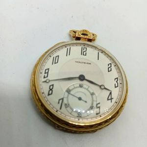 Pocket watch Waltham gold filled RUNNING
